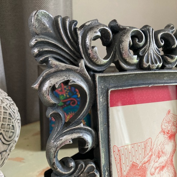 Ornate Metal Frame - Grand Luxe by Concepts w/ Vintage Book Art! One of a kind! - Picture 7 of 14